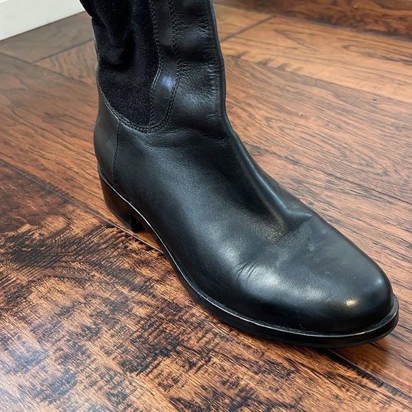 Cole Haan black leather boots with Nike Air soles - Picture 6 of 7